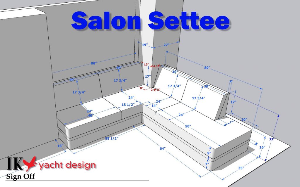 Salon Settee